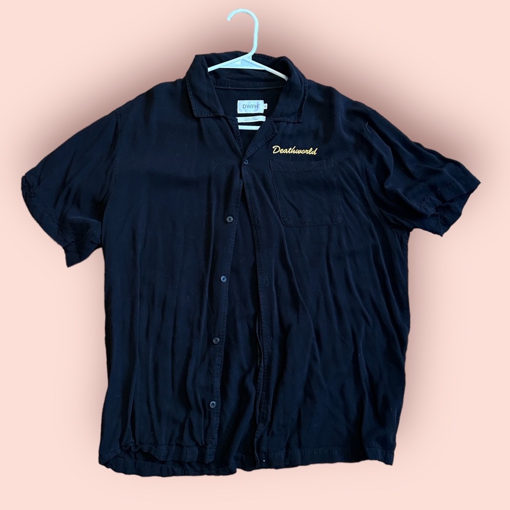 Deathworld Bowling Shirt XL Black